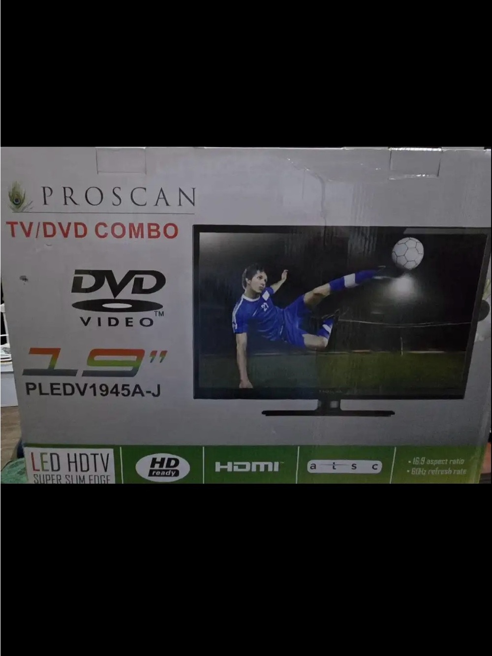 ProScan 19” TV/DVD Combo Remote included